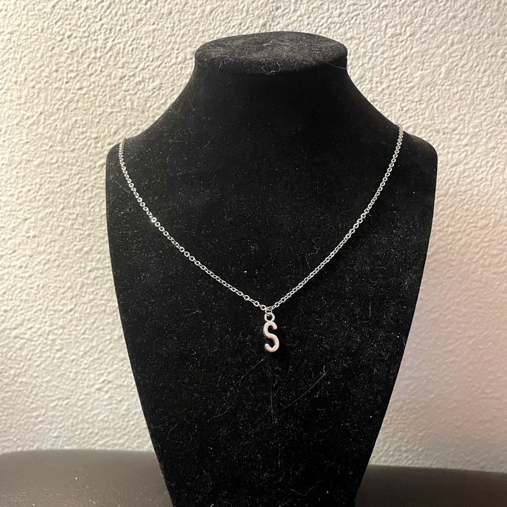 Handmade Letter S Necklace